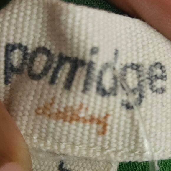 Anthropologie Porridge Getaway Skirt Green Large Novelty Travel Boho Artsy - Picture 10 of 10